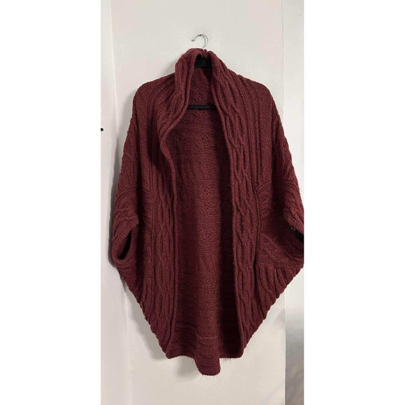 Universal Thread Sweaters - Universal Thread Cozy Knit Cardigan Burgundy Womens XL